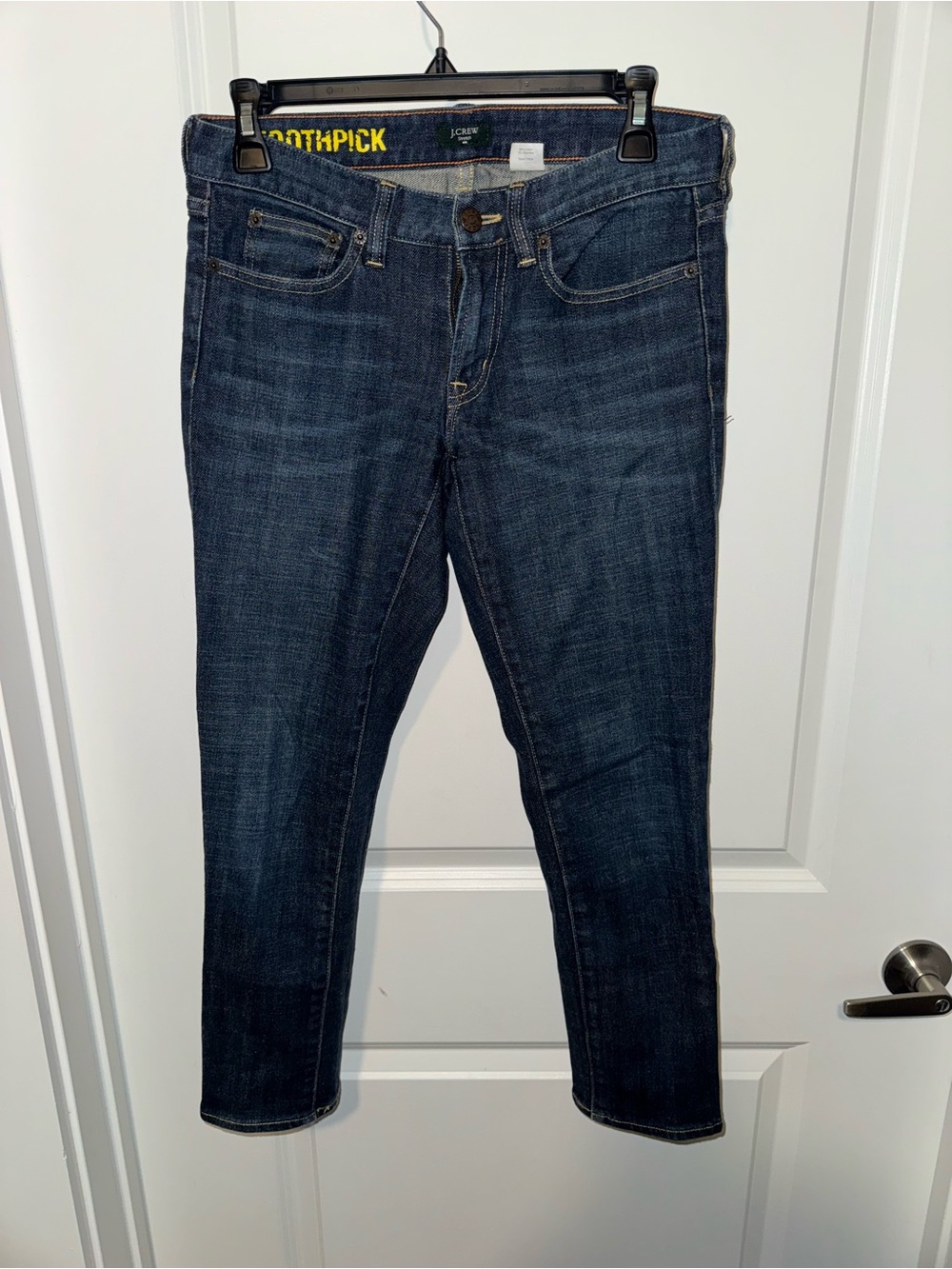 J. Crew Toothpick Dark Indigo Skinny Jeans